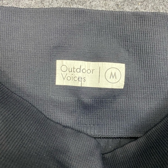 Outdoor Voices Black Studio Skin Leggings M Small Compression - Picture 4 of 8